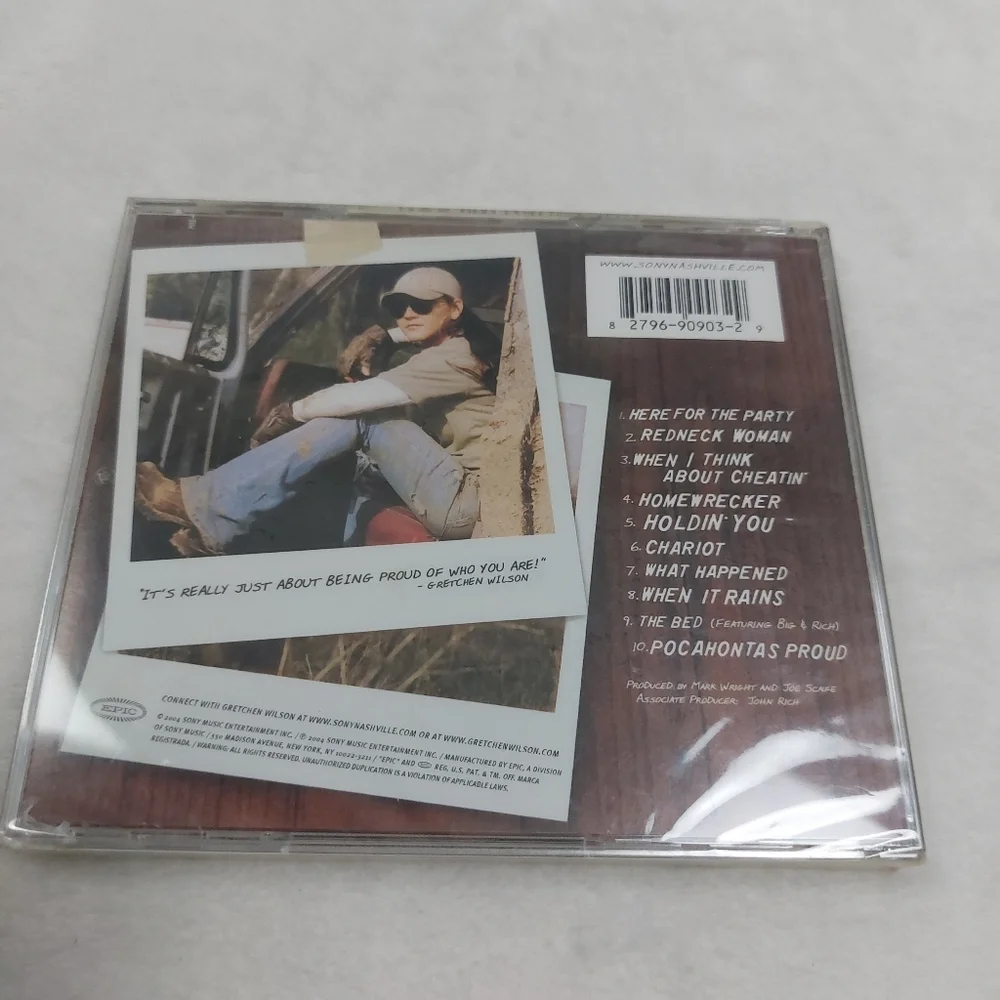 GRETCHEN WILSON HERE FOR THE PARTY Y2K COUNTRY MUSIC CD NEW